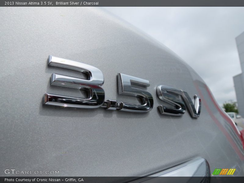 Brilliant Silver / Charcoal 2013 Nissan Altima 3.5 SV