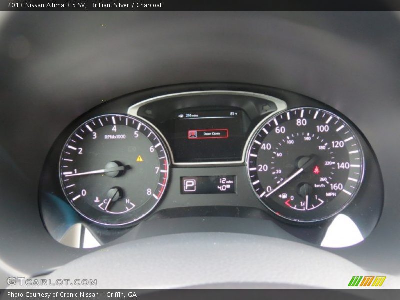 Brilliant Silver / Charcoal 2013 Nissan Altima 3.5 SV