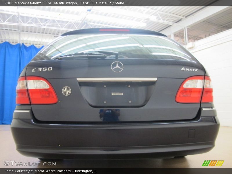 Capri Blue Metallic / Stone 2006 Mercedes-Benz E 350 4Matic Wagon