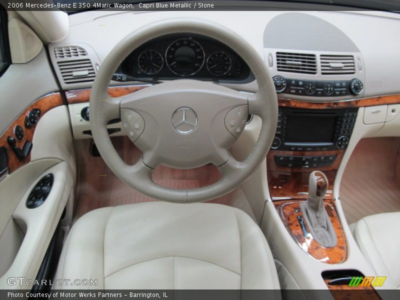Capri Blue Metallic / Stone 2006 Mercedes-Benz E 350 4Matic Wagon