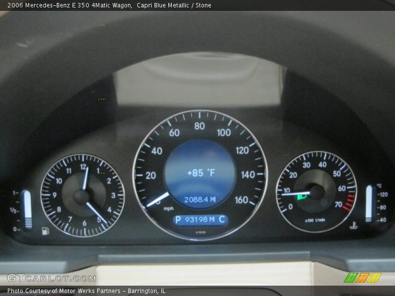 Capri Blue Metallic / Stone 2006 Mercedes-Benz E 350 4Matic Wagon