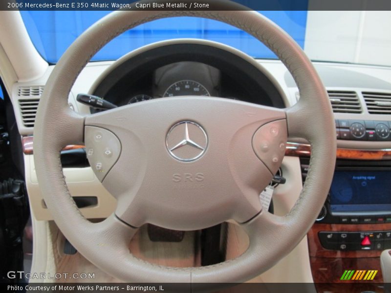 Capri Blue Metallic / Stone 2006 Mercedes-Benz E 350 4Matic Wagon