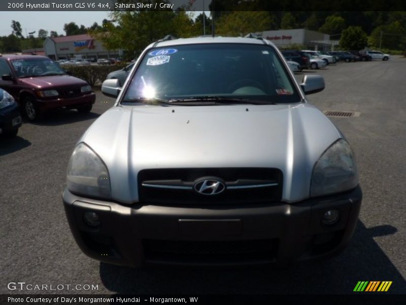 Sahara Silver / Gray 2006 Hyundai Tucson GLS V6 4x4