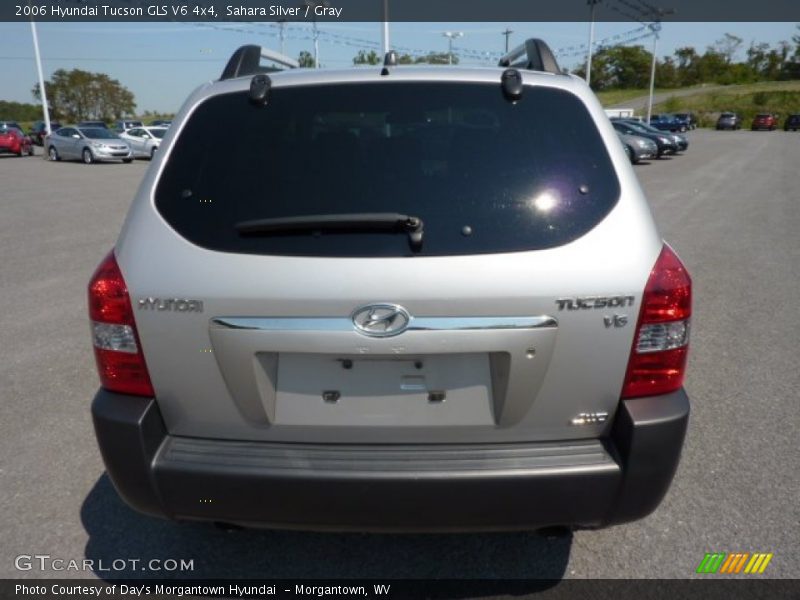 Sahara Silver / Gray 2006 Hyundai Tucson GLS V6 4x4