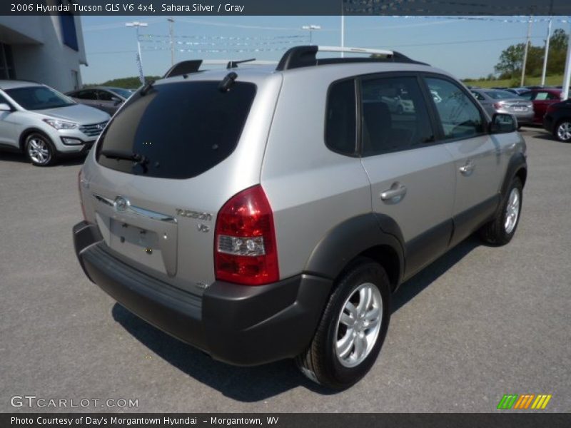 Sahara Silver / Gray 2006 Hyundai Tucson GLS V6 4x4