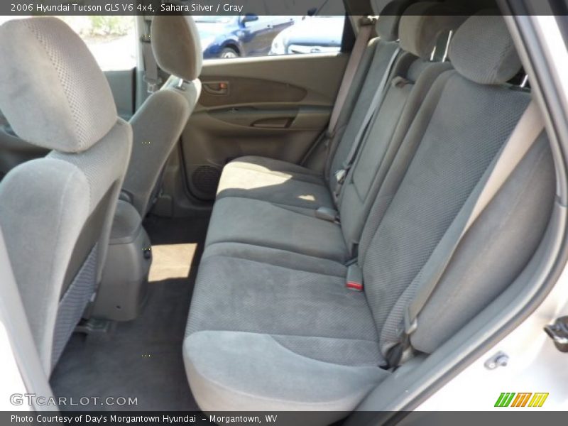 Sahara Silver / Gray 2006 Hyundai Tucson GLS V6 4x4