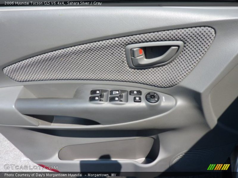 Sahara Silver / Gray 2006 Hyundai Tucson GLS V6 4x4