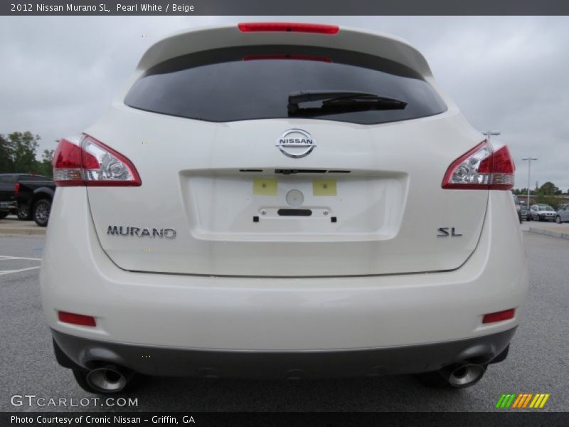 Pearl White / Beige 2012 Nissan Murano SL