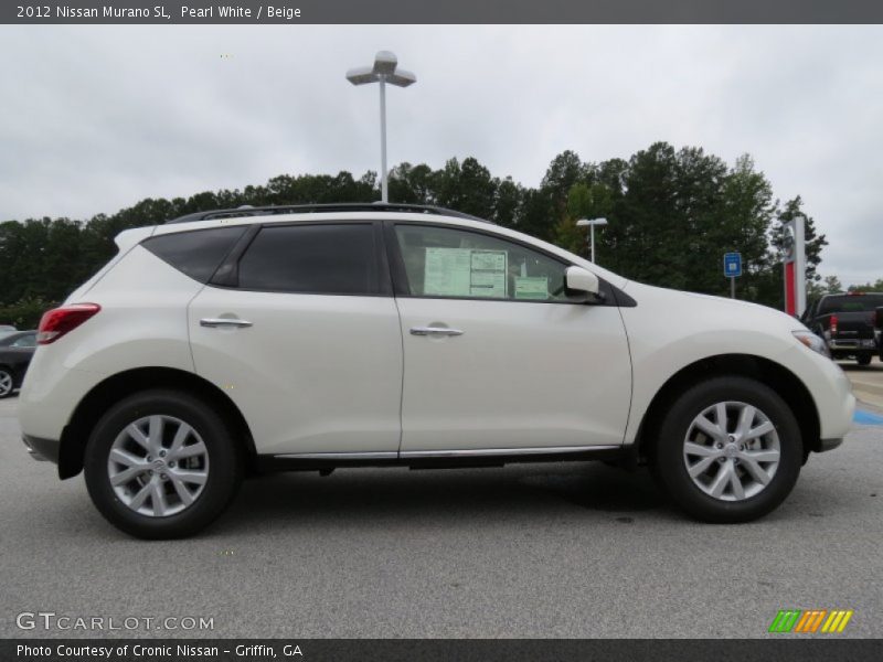 Pearl White / Beige 2012 Nissan Murano SL