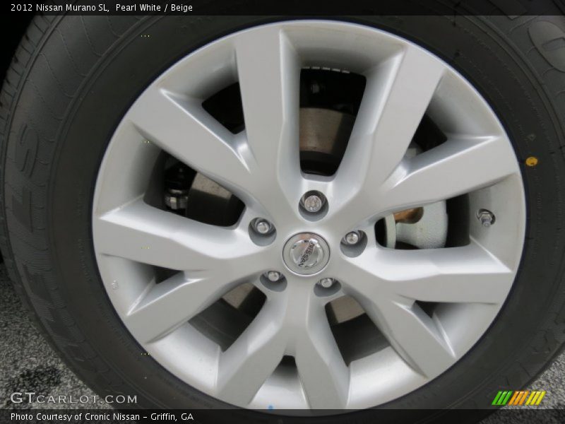 Pearl White / Beige 2012 Nissan Murano SL