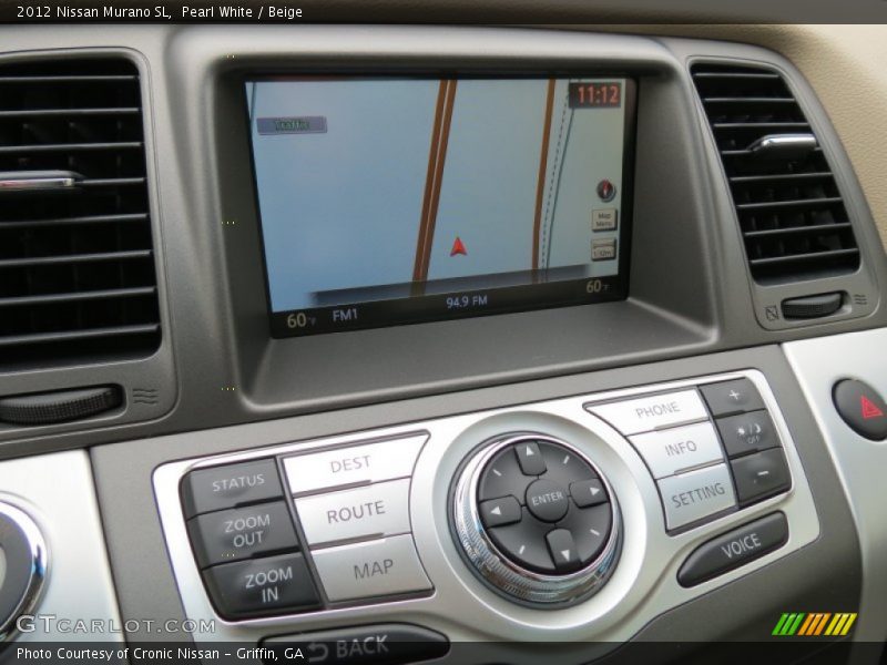 Pearl White / Beige 2012 Nissan Murano SL