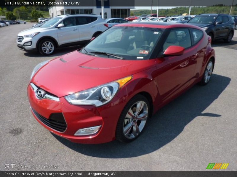 Boston Red / Gray 2013 Hyundai Veloster