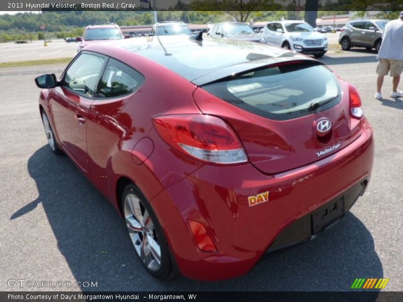 Boston Red / Gray 2013 Hyundai Veloster