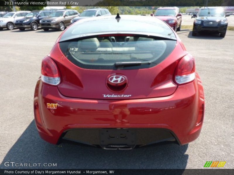 Boston Red / Gray 2013 Hyundai Veloster