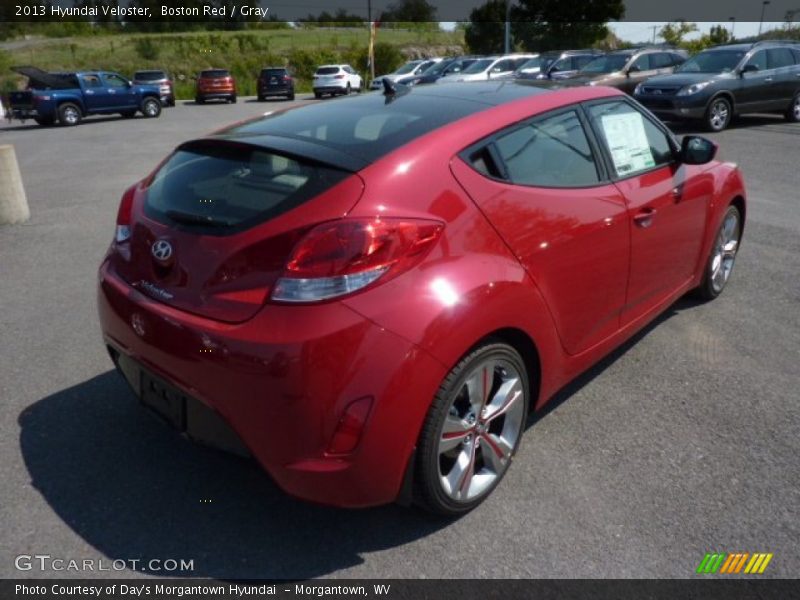 Boston Red / Gray 2013 Hyundai Veloster