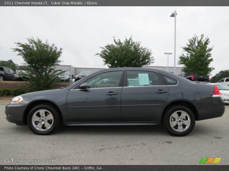 Cyber Gray Metallic / Ebony 2011 Chevrolet Impala LT