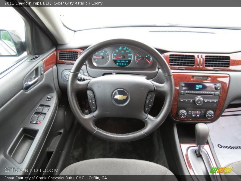 Cyber Gray Metallic / Ebony 2011 Chevrolet Impala LT