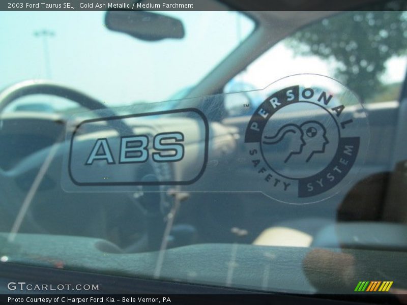 Gold Ash Metallic / Medium Parchment 2003 Ford Taurus SEL