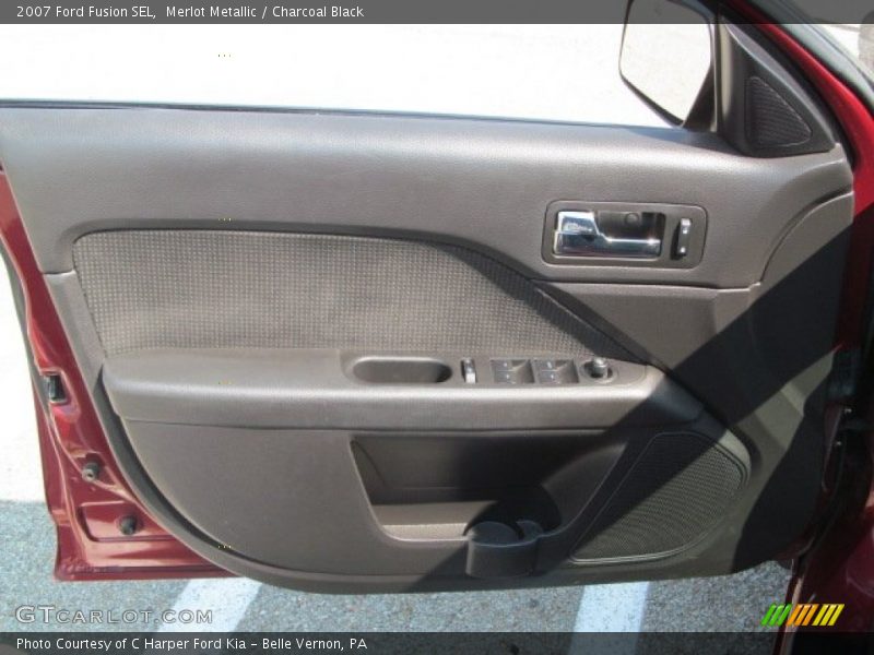 Merlot Metallic / Charcoal Black 2007 Ford Fusion SEL