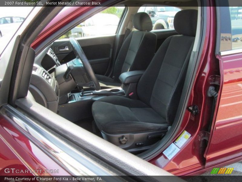 Merlot Metallic / Charcoal Black 2007 Ford Fusion SEL