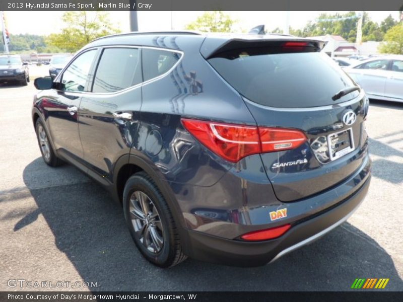 Marlin Blue / Gray 2013 Hyundai Santa Fe Sport