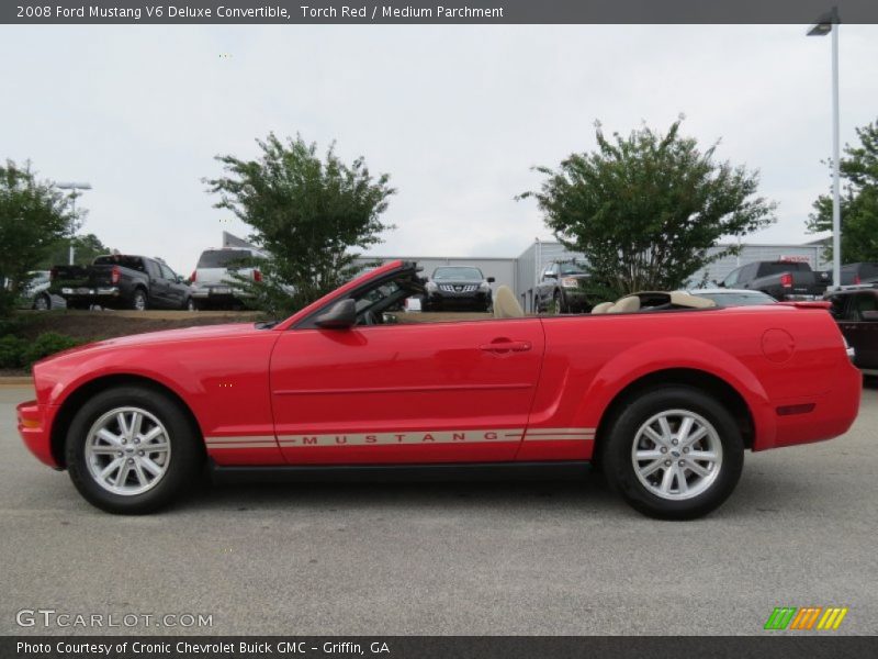  2008 Mustang V6 Deluxe Convertible Torch Red