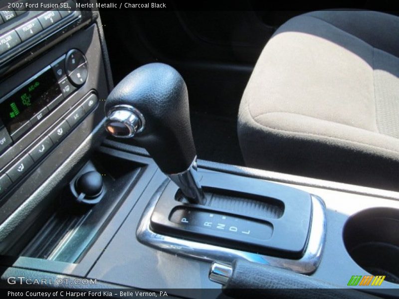Merlot Metallic / Charcoal Black 2007 Ford Fusion SEL