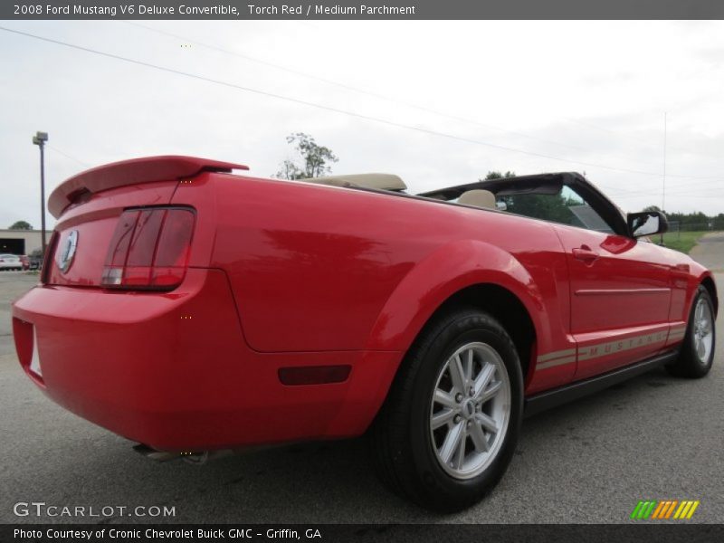 Torch Red / Medium Parchment 2008 Ford Mustang V6 Deluxe Convertible