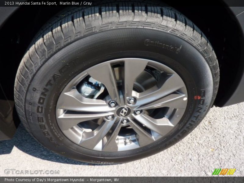 Marlin Blue / Gray 2013 Hyundai Santa Fe Sport