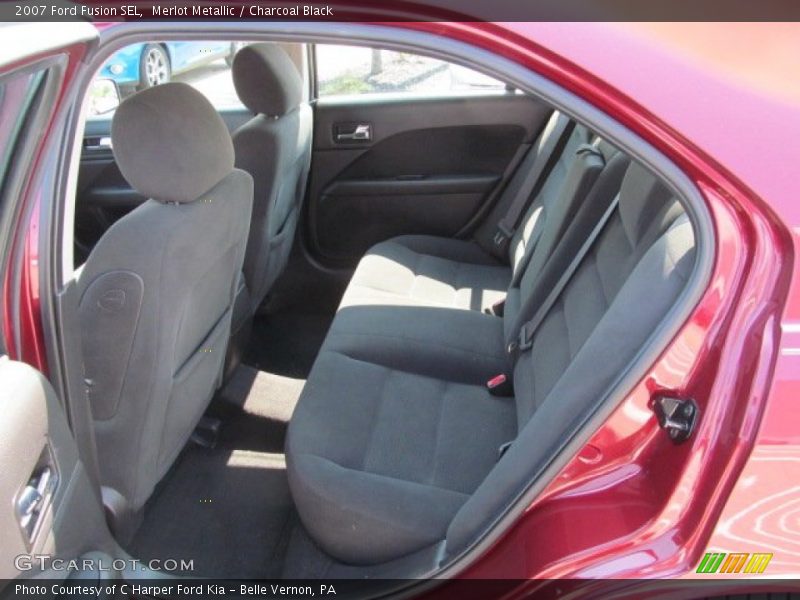 Merlot Metallic / Charcoal Black 2007 Ford Fusion SEL