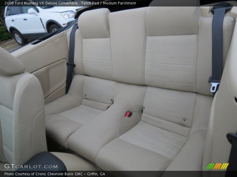 Rear Seat of 2008 Mustang V6 Deluxe Convertible