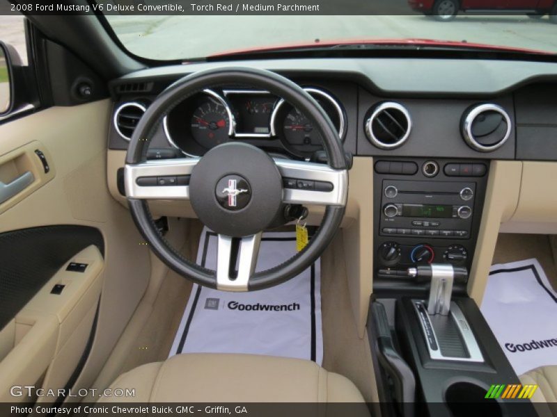 Dashboard of 2008 Mustang V6 Deluxe Convertible