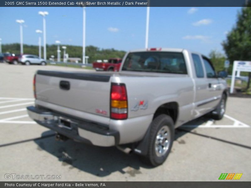 Silver Birch Metallic / Dark Pewter 2005 GMC Sierra 1500 Extended Cab 4x4