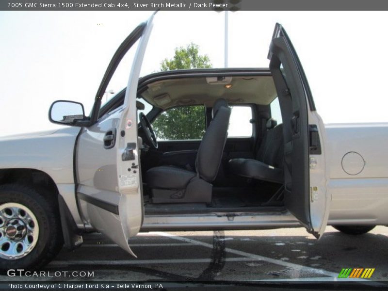 Silver Birch Metallic / Dark Pewter 2005 GMC Sierra 1500 Extended Cab 4x4
