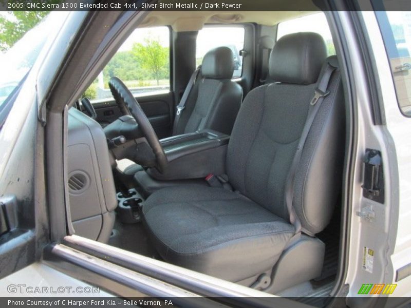 Silver Birch Metallic / Dark Pewter 2005 GMC Sierra 1500 Extended Cab 4x4