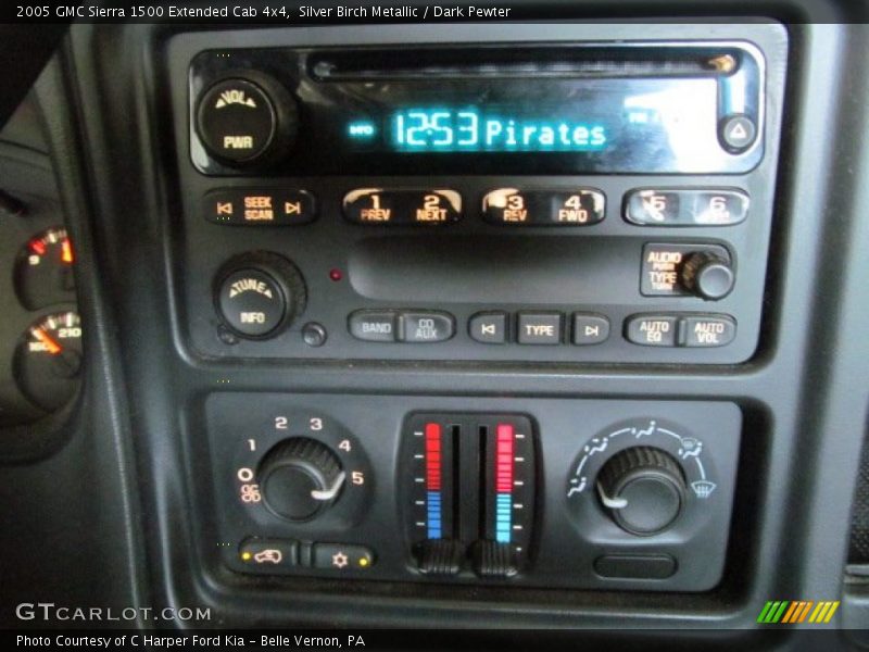 Silver Birch Metallic / Dark Pewter 2005 GMC Sierra 1500 Extended Cab 4x4