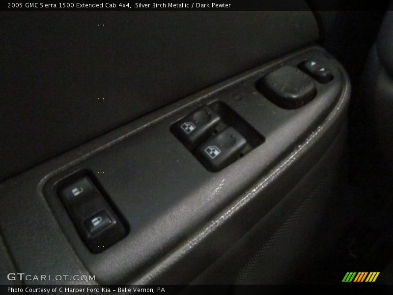 Silver Birch Metallic / Dark Pewter 2005 GMC Sierra 1500 Extended Cab 4x4
