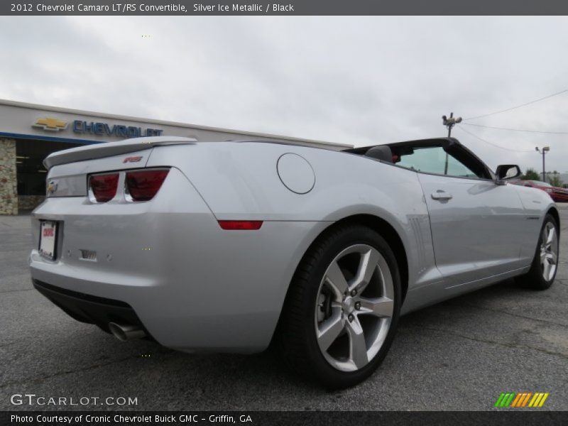 Silver Ice Metallic / Black 2012 Chevrolet Camaro LT/RS Convertible