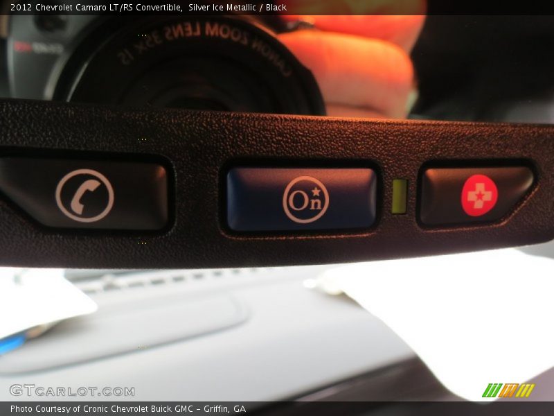 Silver Ice Metallic / Black 2012 Chevrolet Camaro LT/RS Convertible