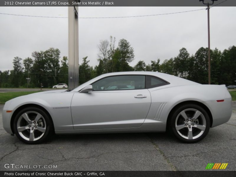 Silver Ice Metallic / Black 2012 Chevrolet Camaro LT/RS Coupe