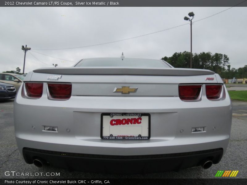 Silver Ice Metallic / Black 2012 Chevrolet Camaro LT/RS Coupe