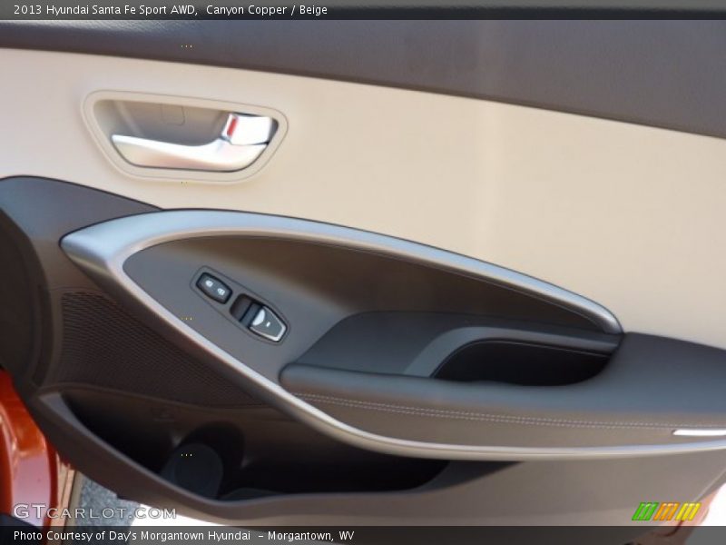 Canyon Copper / Beige 2013 Hyundai Santa Fe Sport AWD