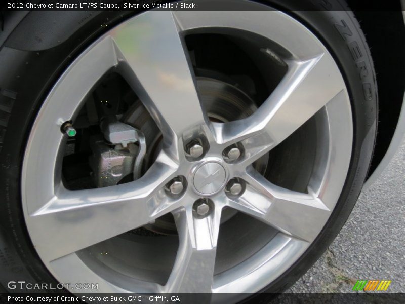 Silver Ice Metallic / Black 2012 Chevrolet Camaro LT/RS Coupe
