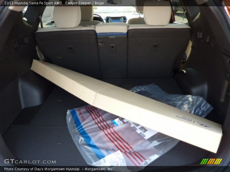 Canyon Copper / Beige 2013 Hyundai Santa Fe Sport AWD