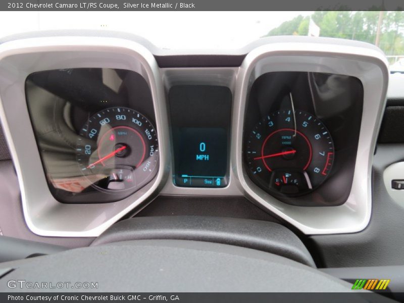 Silver Ice Metallic / Black 2012 Chevrolet Camaro LT/RS Coupe