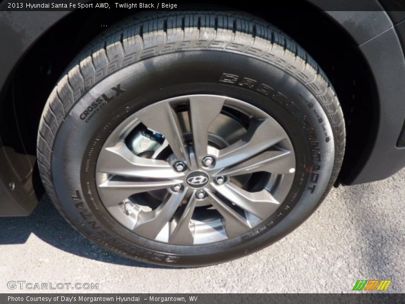 Twilight Black / Beige 2013 Hyundai Santa Fe Sport AWD