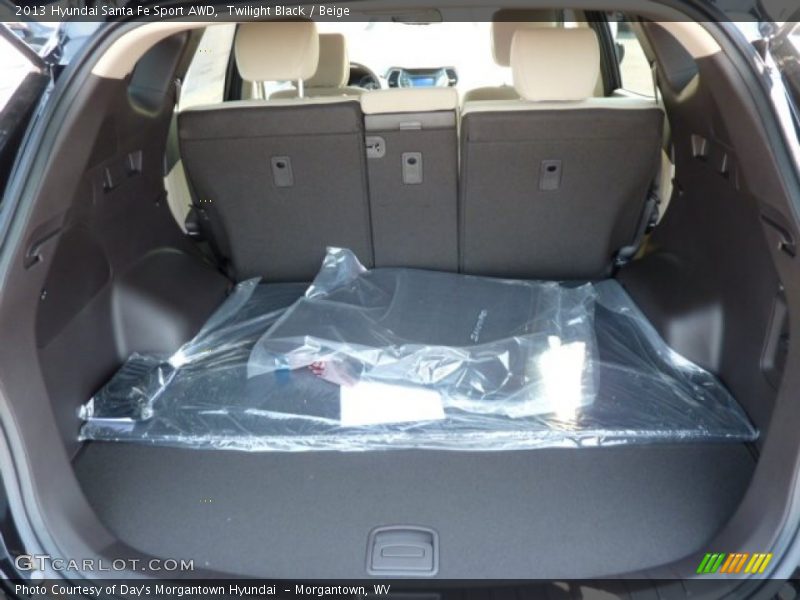Twilight Black / Beige 2013 Hyundai Santa Fe Sport AWD