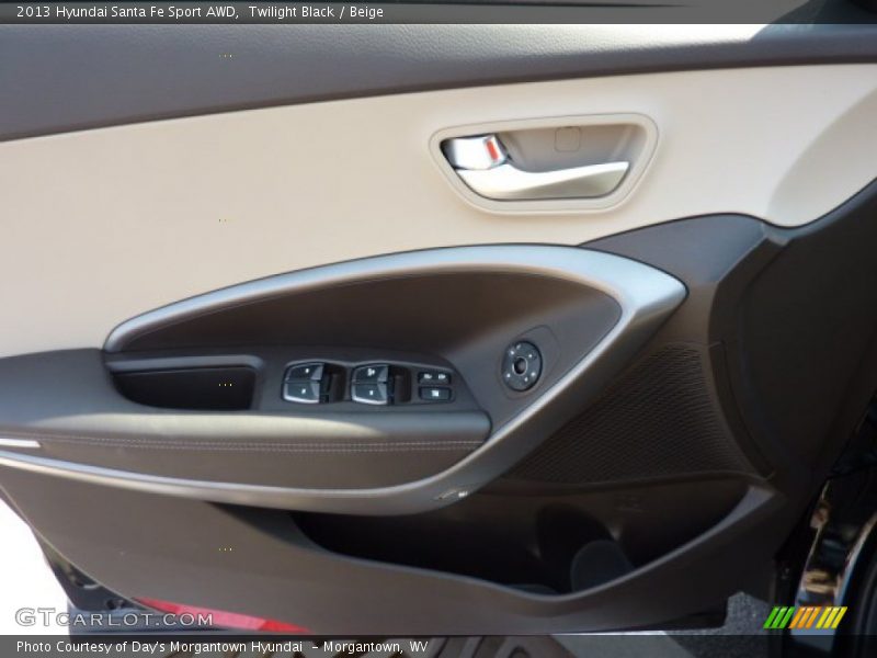 Twilight Black / Beige 2013 Hyundai Santa Fe Sport AWD