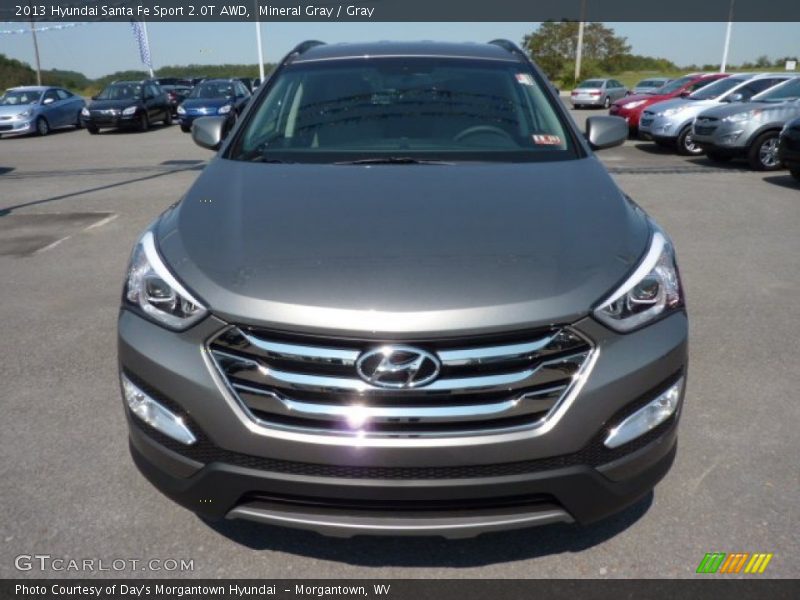 Mineral Gray / Gray 2013 Hyundai Santa Fe Sport 2.0T AWD
