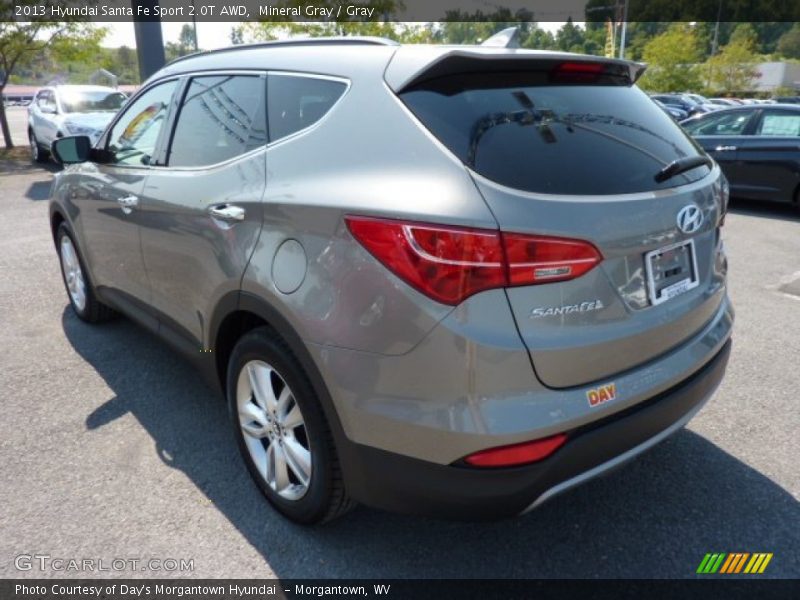 Mineral Gray / Gray 2013 Hyundai Santa Fe Sport 2.0T AWD